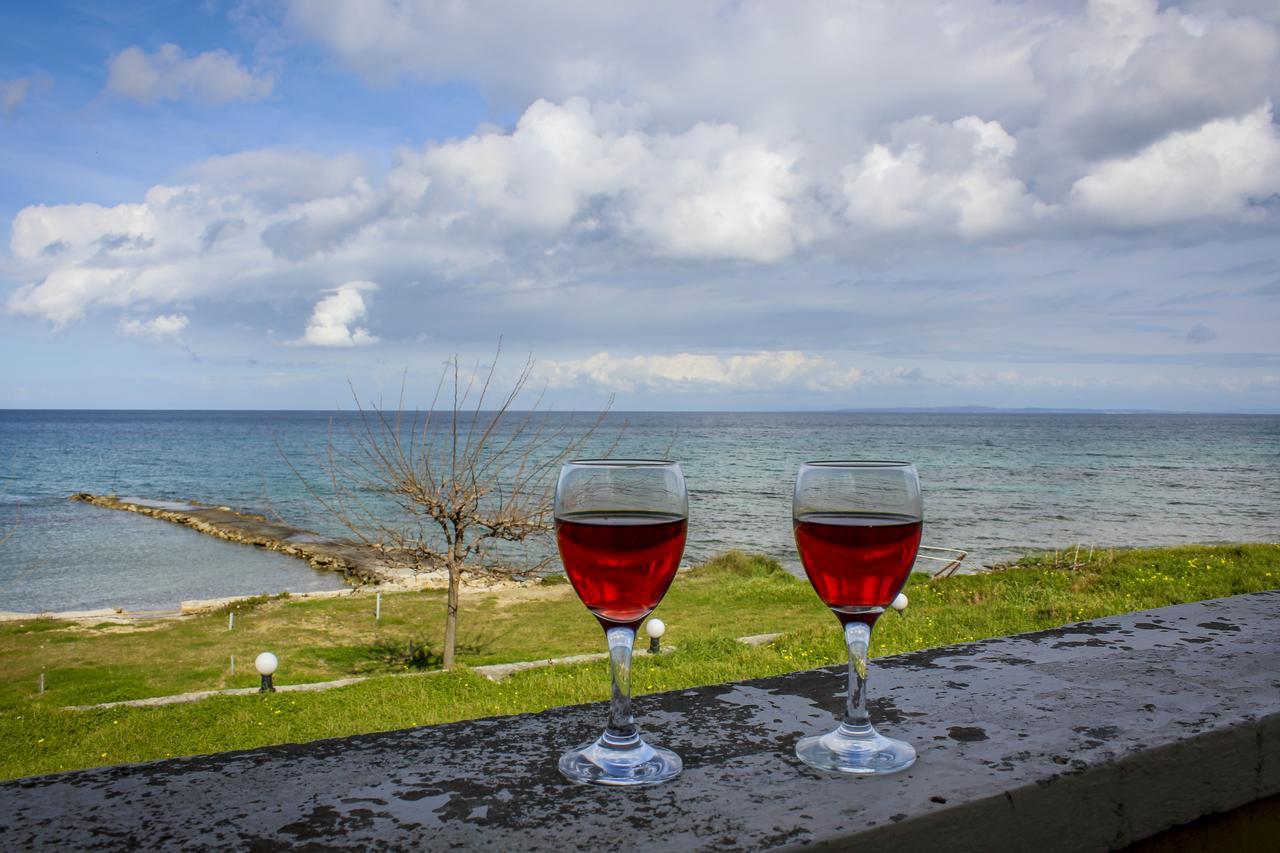Pelagion II Sea Coral - Beachfront Holiday Home Kypseli Extérieur photo