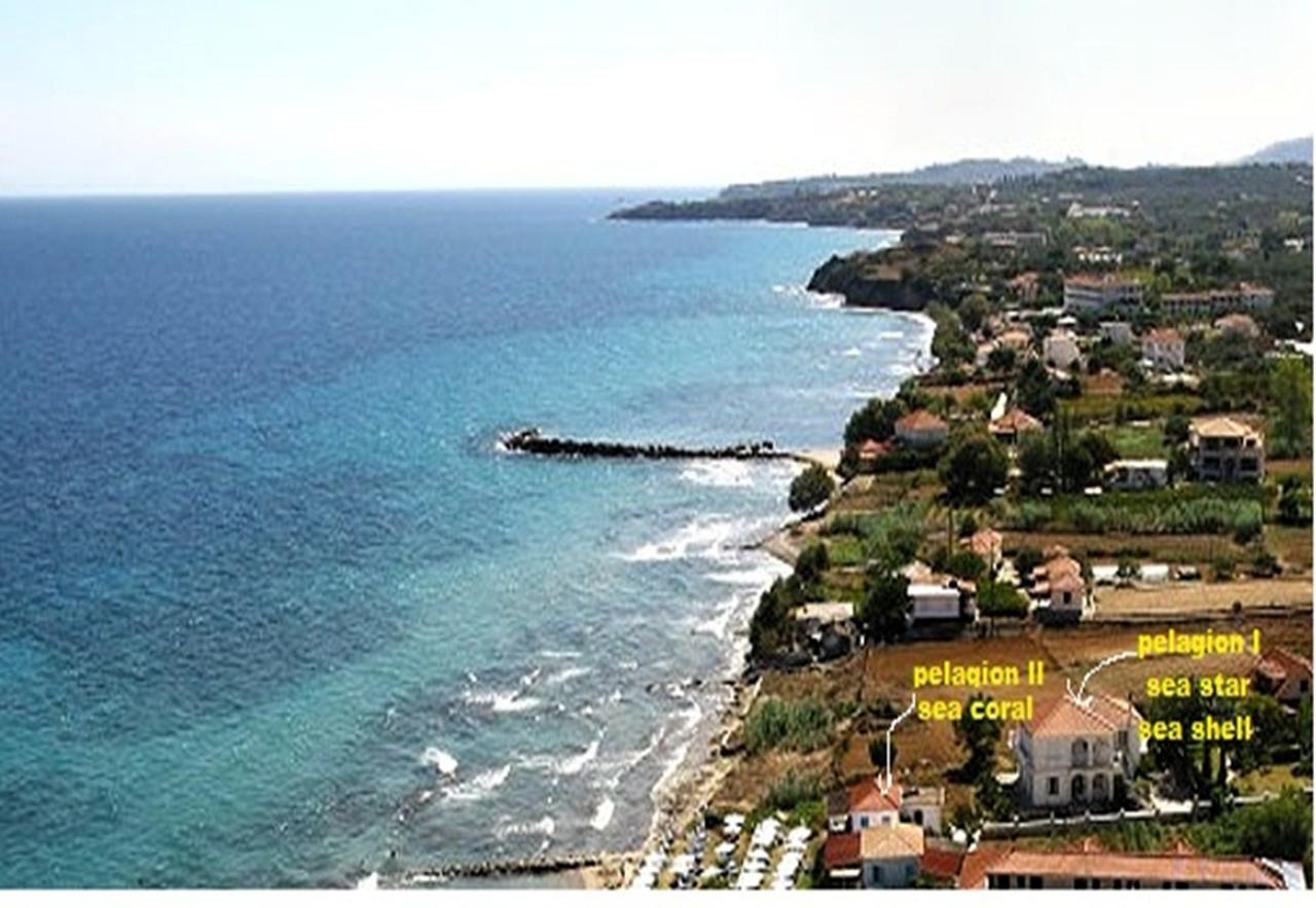 Pelagion II Sea Coral - Beachfront Holiday Home Kypseli Extérieur photo